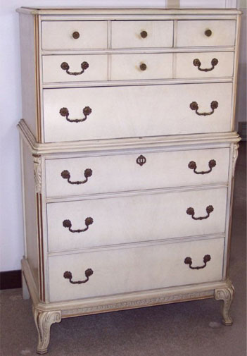 Before Refinished Dresser