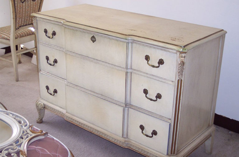 Dresser Before Refinishing Bosotn