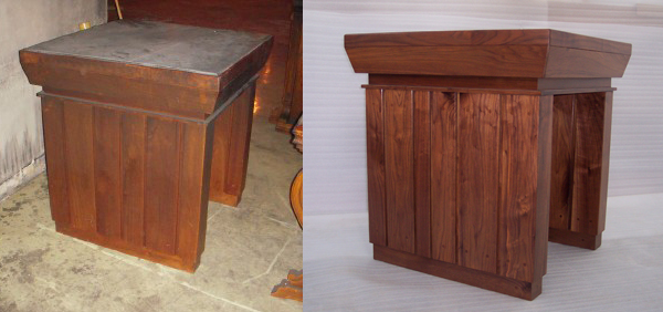 Restored Damaged Furniture