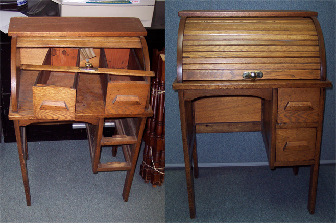 Restored Damaged Desk